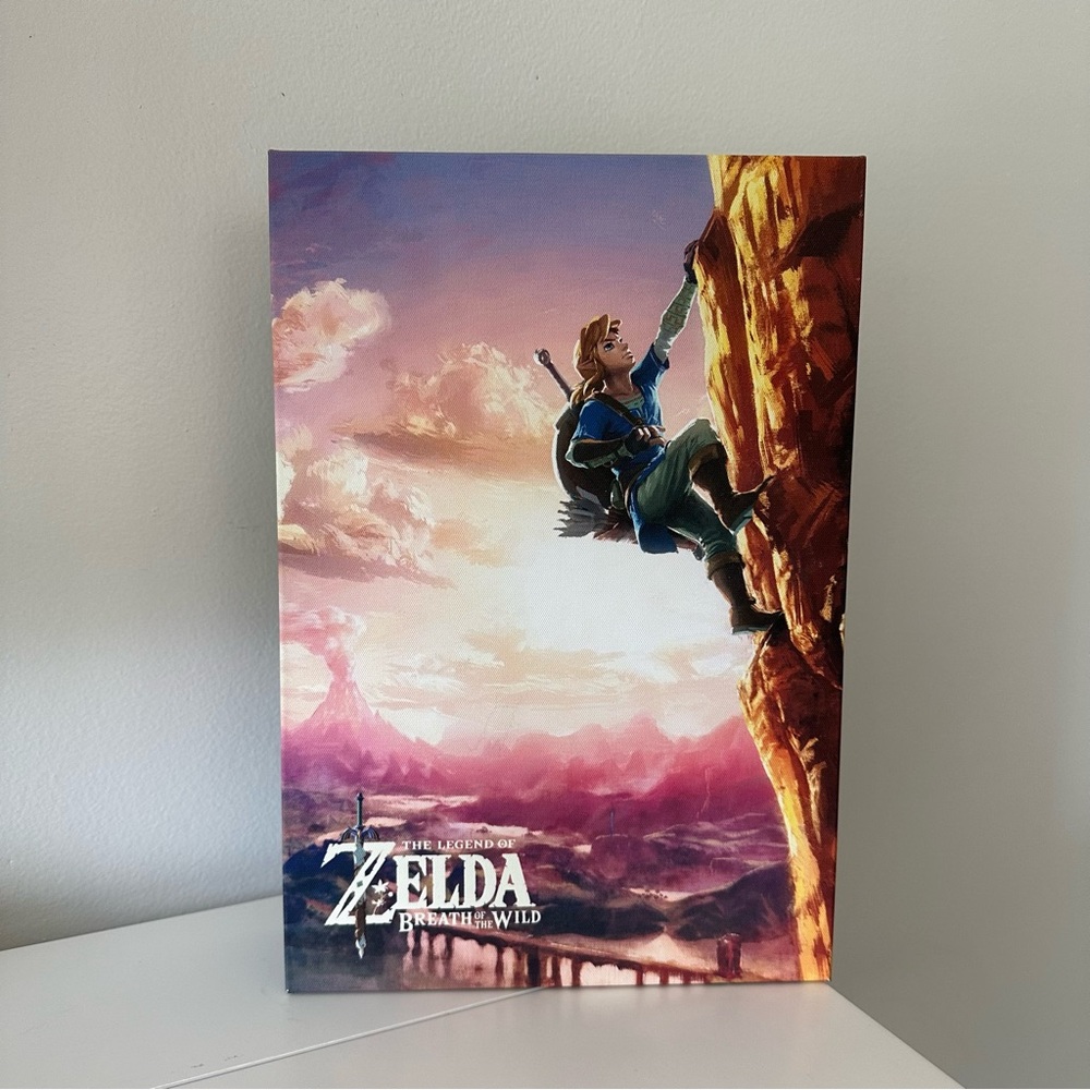 The Legend of Zelda Breath of The Wild Light Up Canvas Artwork
